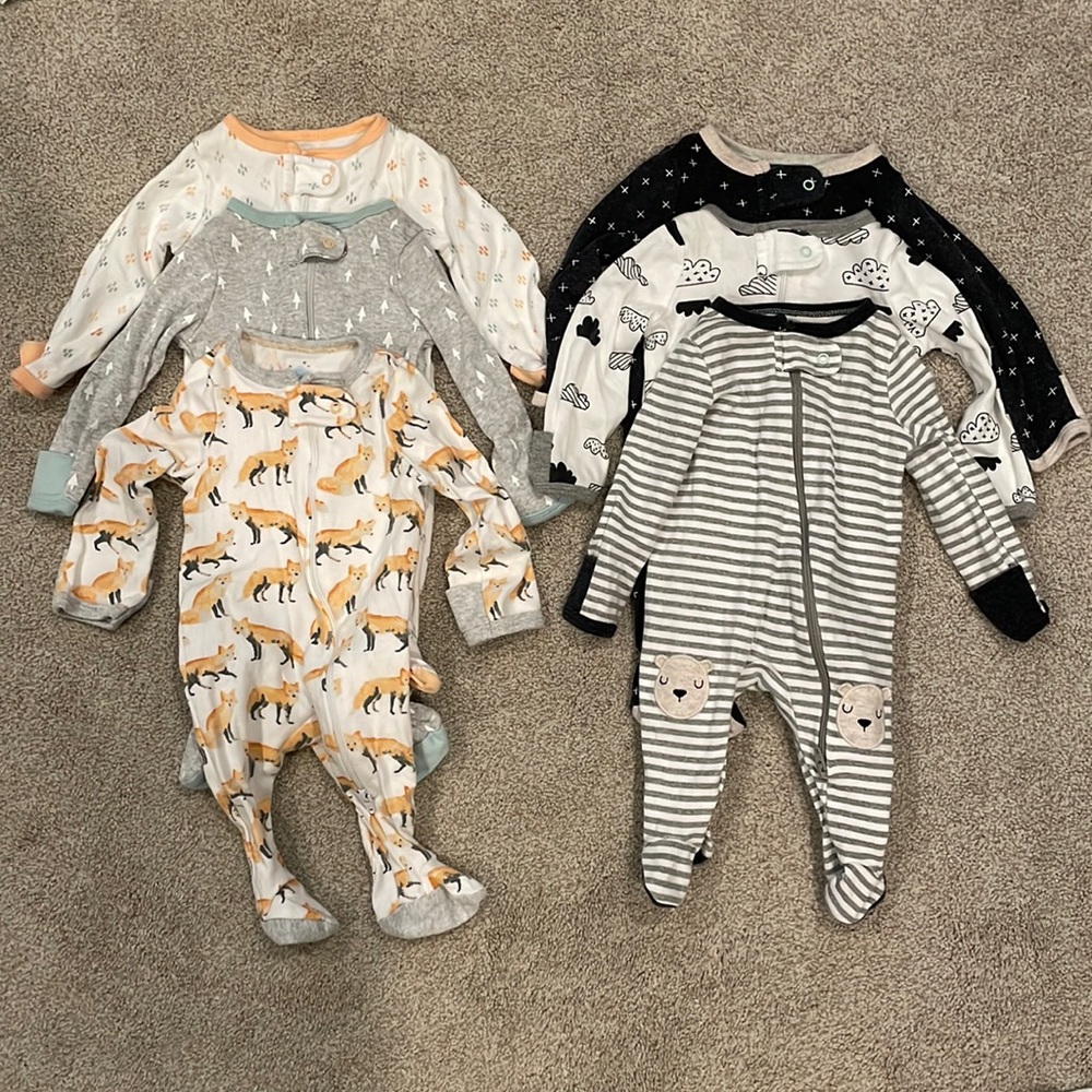 Cloud island newborn pajamas.